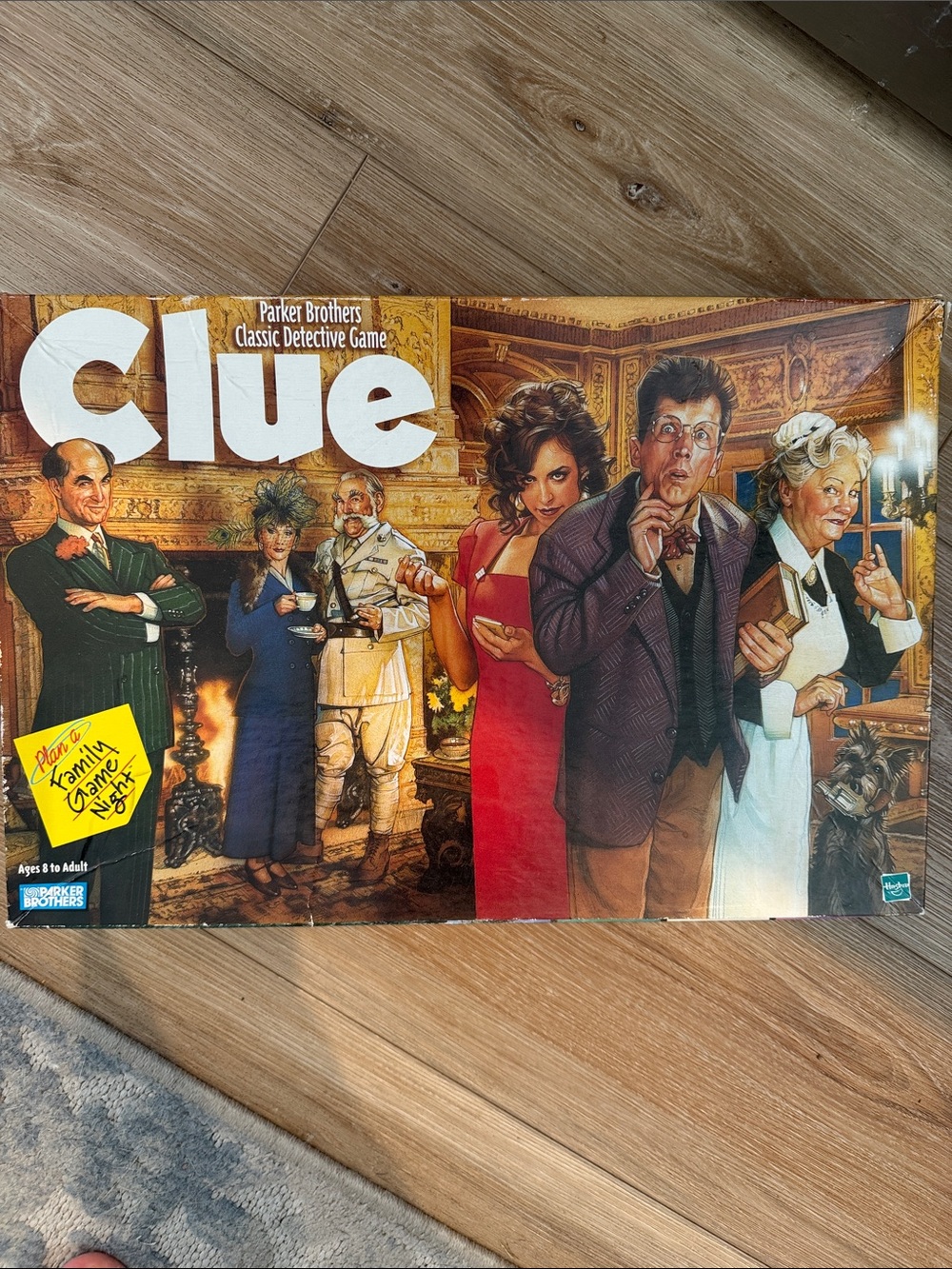 Vintage 1996 Clue Board Game - Classic Detective Game by Parker Brothers